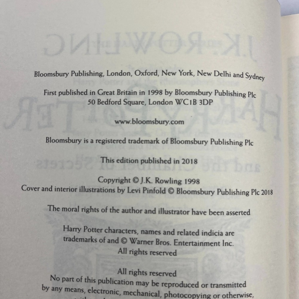 Harry Potter and the Chamber of Secrets Ravenclaw Edition J.K. Rowling READ DESC - Picture 8 of 11